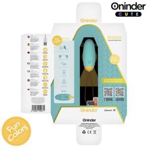 ONINDER CUTE - ŒUF VIBRO-ROTATIF EN SILICONE AVEC PIERRE PRÉCIEUSE - APPLICATION GRATUITE DANS LE MONDE ENTIER
